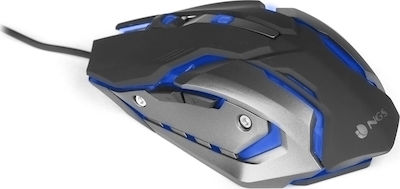 NGS GMX-100 RGB Gaming Gaming Maus Schwarz