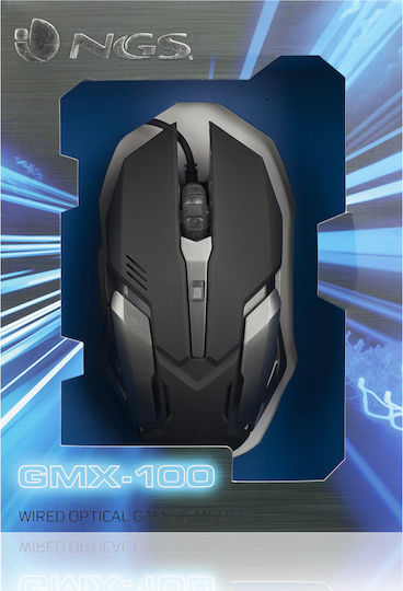 NGS GMX-100 RGB Gaming Mouse Black
