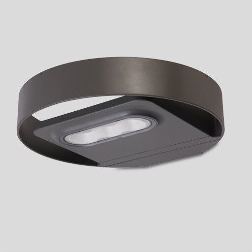 Lutec Lord Wall Mounted Solar Light 1W 100lm Natural White 4000K with Photocell IP44