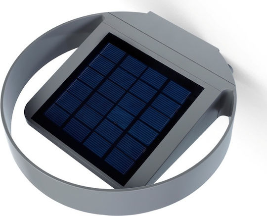 Lutec Lord Wall Mounted Solar Light 1W 100lm Natural White 4000K with Photocell IP44