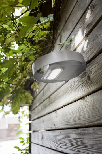 Lutec Lord Wall Mounted Solar Light 1W 100lm Natural White 4000K with Photocell IP44