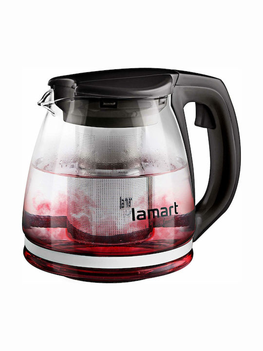 Lamart Teapot Set Glass with Filter Διάφανη 1100ml 1pc LT7025