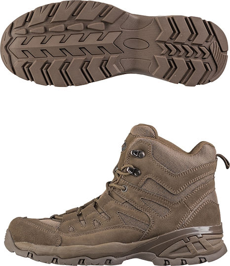 Mil-Tec Military Half Boots Squad Boots 5" Suede Brown 12824009