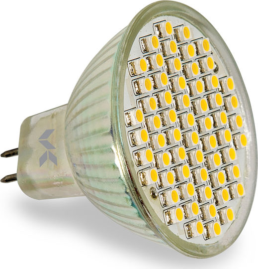 VK Lighting LED Bulb 3W for Socket GU5.3 and Shape MR16 Red 260lm