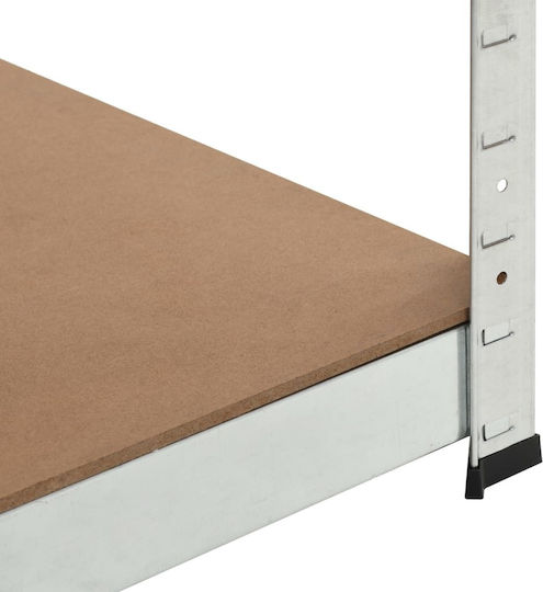 vidaXL Ecke Dexions 90x90x180cm mit 5 Regalen Gesamtbelastbarkeit 875kg
