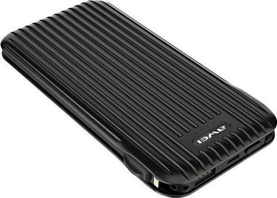 Awei P80K Power Bank 10000mAh mit USB-A Anschluss Schwarz