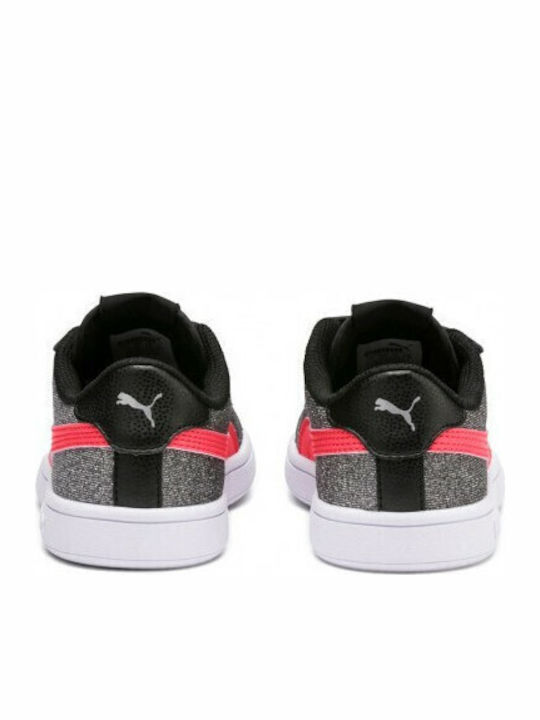 Smash Glitz Glam Kids Sneakers with Scratch Silver