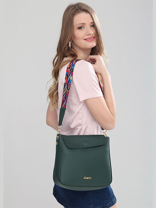 Beverly Hills Polo Club 777 Women's Crossbody Bag Green