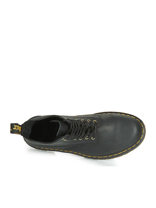 1460 Pascal Leather Black Boots