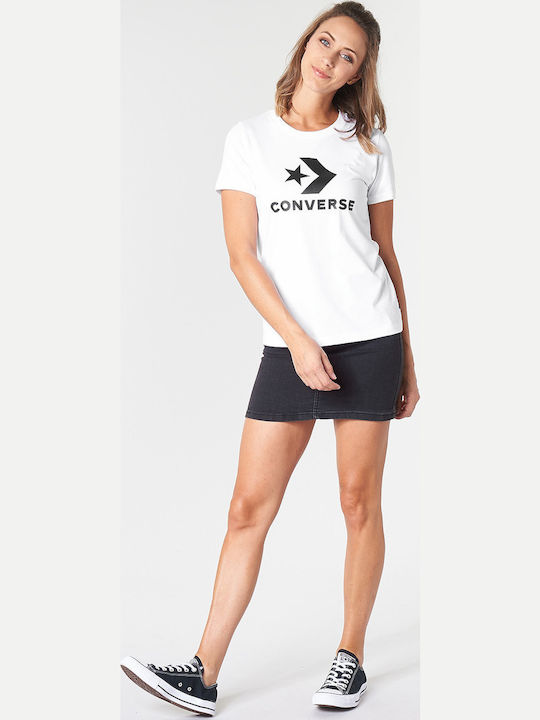 Star Chevron Γυναικείο T-shirt Λευκό