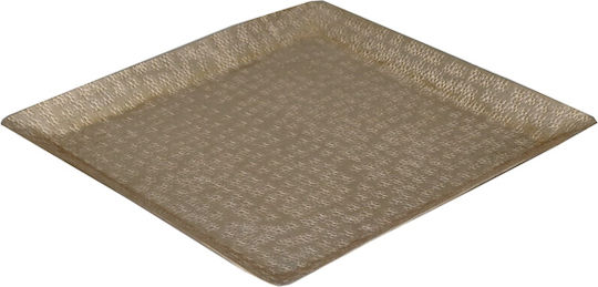 InTheBox Oscar Platou Decorativ Pătrată Aluminiu Champagne 1buc 28x28x2buc InTheBox Oscar Platou Decorativ Pătrată Aluminiu Champagne 1buc 28x28x2buc