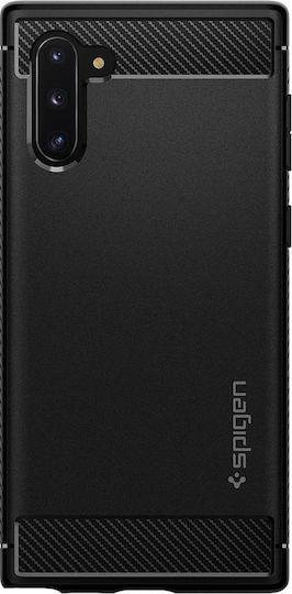 Spigen Rugged Armor Umschlag Rückseite Silikon Schwarz (Galaxy Note 10)