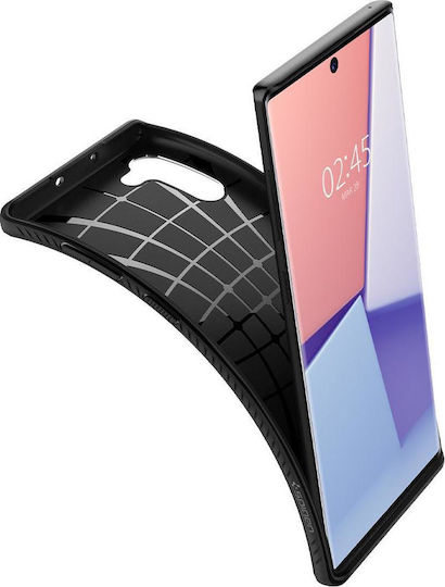Spigen Liquid Air Back Cover Σιλικόνης Μαύρο (Galaxy Note 10)