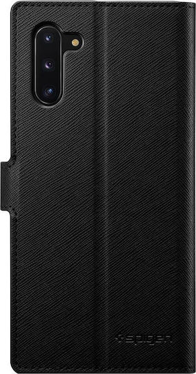 Spigen Wallet S Δερματίνης Μαύρο (Galaxy Note 10)