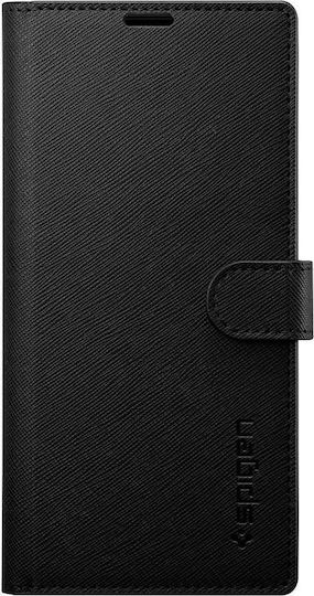 Spigen Wallet S Δερματίνης Μαύρο (Galaxy Note 10)