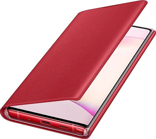 Samsung Led View Cover Book Synthetic Leather Red (Galaxy Note 10)