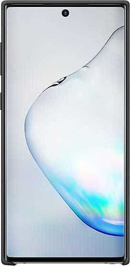 Samsung Umschlag Rückseite Silikon Schwarz (Galaxy Note 10)