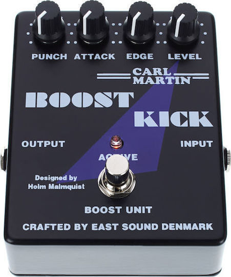 Carl Martin Boost Kick Pedale Wirkung Booster E-Gitarre