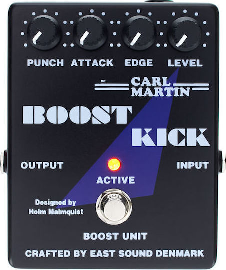 Carl Martin Boost Kick Pedale Wirkung Booster E-Gitarre