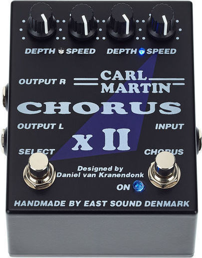 Carl Martin Chorus XII Pedale Wirkung Chorus E-Gitarre