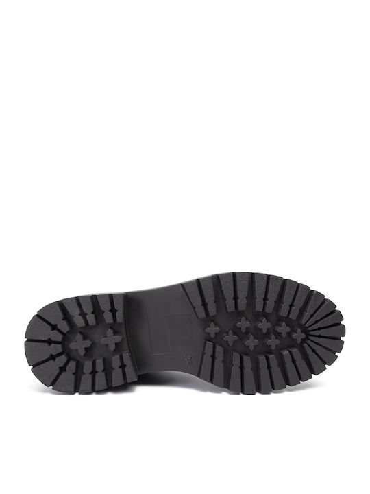 Courtney Zip Suede Γυναικεία Μποτάκια Αστραγάλου Μαύρα