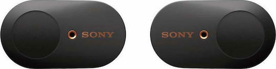 Sony WF-1000XM3 In-ear Bluetooth Handsfree Ακουστικά με Θήκη Φόρτισης Μαύρα
