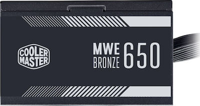 CoolerMaster MWE 650 Bronze rev. 2.0 650W Компютърно захранване Пълен кабел 80 Plus Bronze