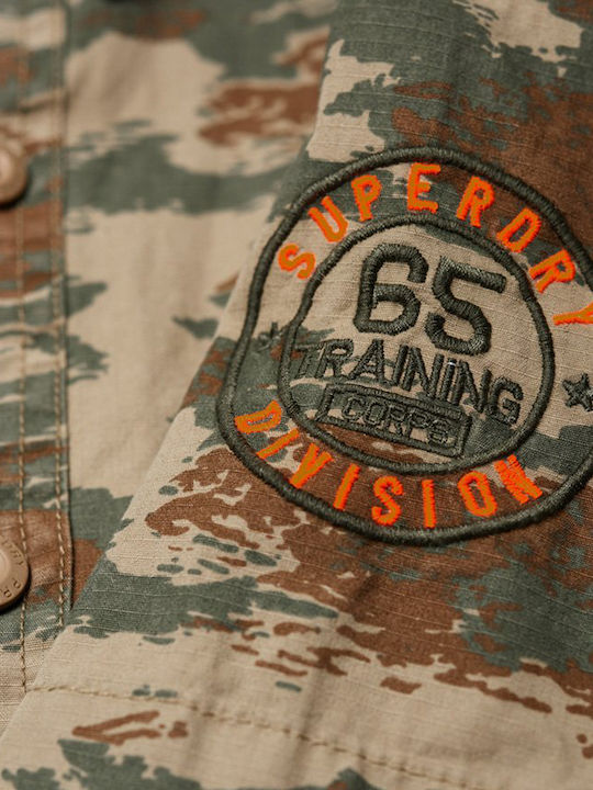 Rookie Parachute Lite Cu mânecă scurtă Cămașă Camo Kaki