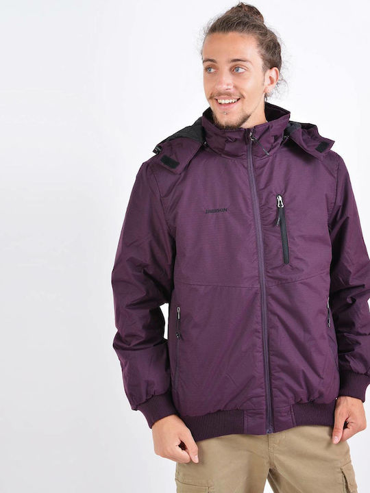 Emerson Herren Winter Jacke Lässig Wine