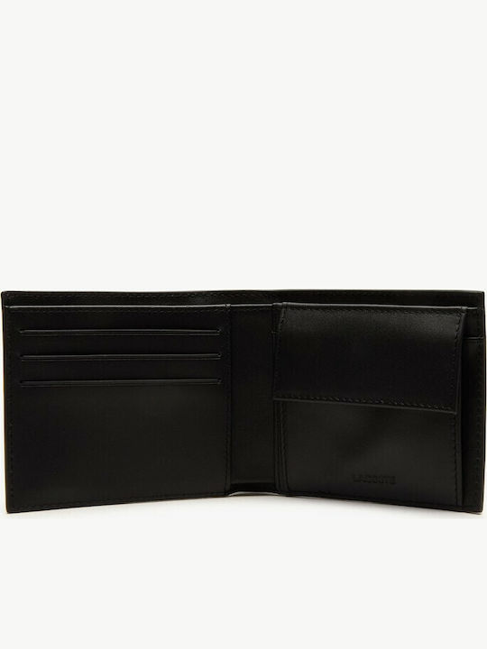 Set Leather Men's Wallet Black