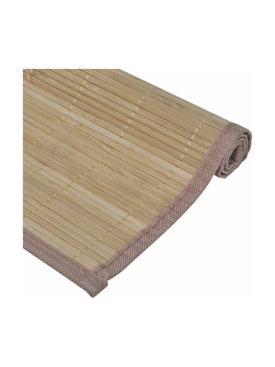 vidaXL Placemat Bamboo Brown 45x30cm 6pcs