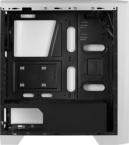 Aerocool Cylon Gaming Midi Tower Κουτί Υπολογιστή με Πλαϊνό Παράθυρο και RGB Φωτισμό Λευκό