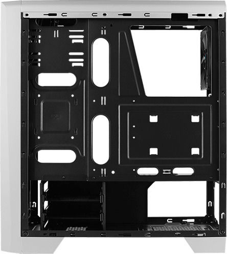 Aerocool Cylon Gaming Midi Tower Κουτί Υπολογιστή με Πλαϊνό Παράθυρο και RGB Φωτισμό Λευκό