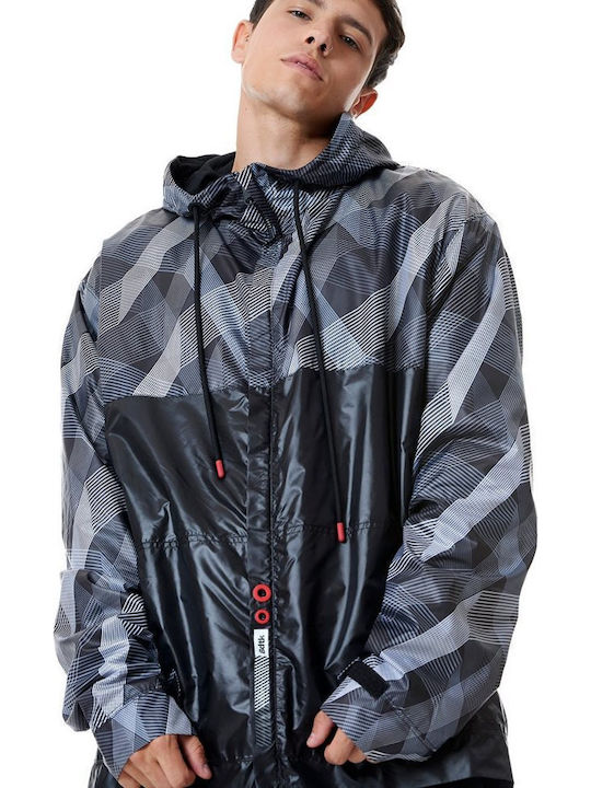 Jacke Winddicht Schwarz
