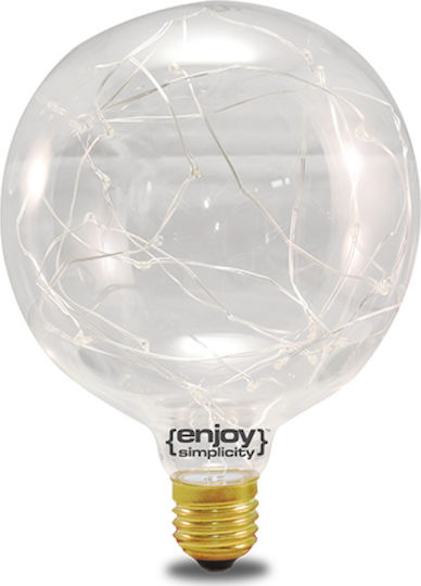 Elvhx Enjoy Simplicity LED-Lampe 1.5W 125mm für Fassung E27 und Form G125 Rot 135lm