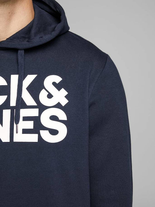 Sweatshirt with Hood Navy Blazer