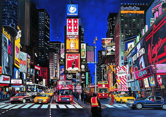 Times Square NYC Puzzle 2D 1000 Pieces