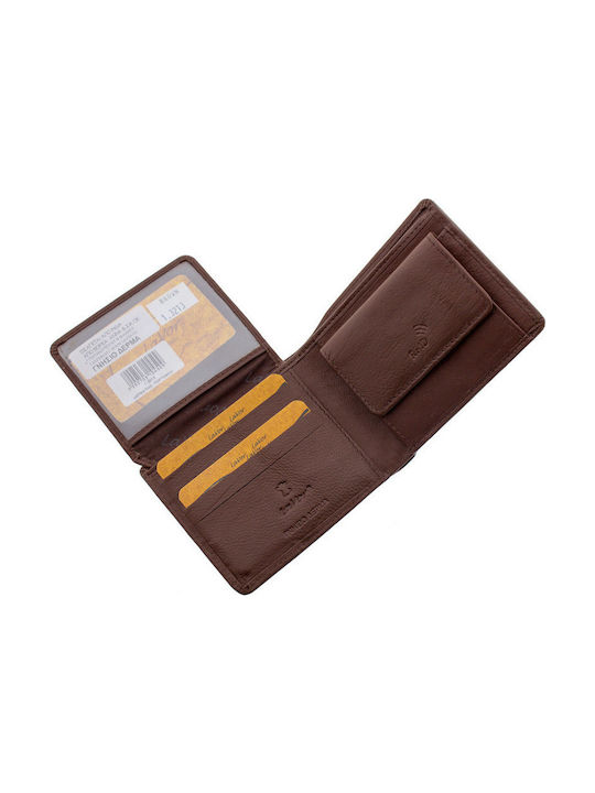 Lavor Herren Brieftasche Klassiker mit RFID Braun