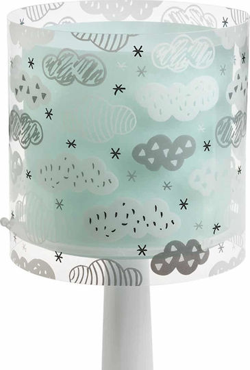 Ango Led Kids Portable Lamp Clouds Green 15x15x30εκ.