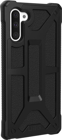 UAG Monarch Задна корица Пластмаса / Кожа / Метал / Закалено стъкло 1.2мм Черен (Galaxy Note 10)