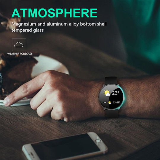 Colmi Μ31 Smartwatch με Παλμογράφο (Μαύρο)