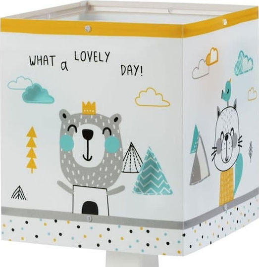 Ango Kids Portable Lamp Hello Little Yellow 15x15x30εκ.