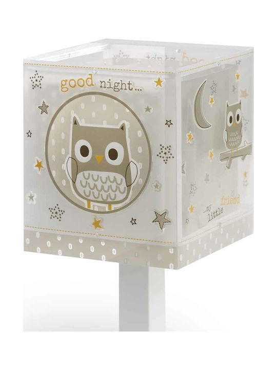 Ango Lampă portabilă pentru copii Good Night Bej 14x14x29εκ.