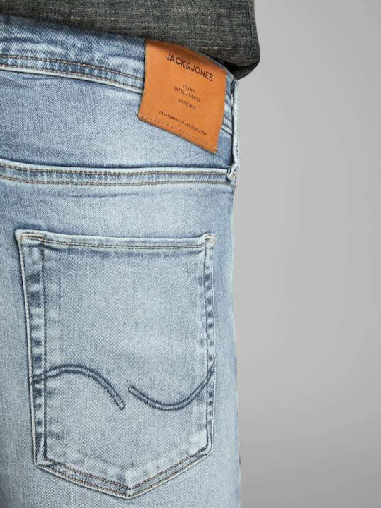 Glenn Herren Jeanshose mit Slim Gerade Passform Blue Denim