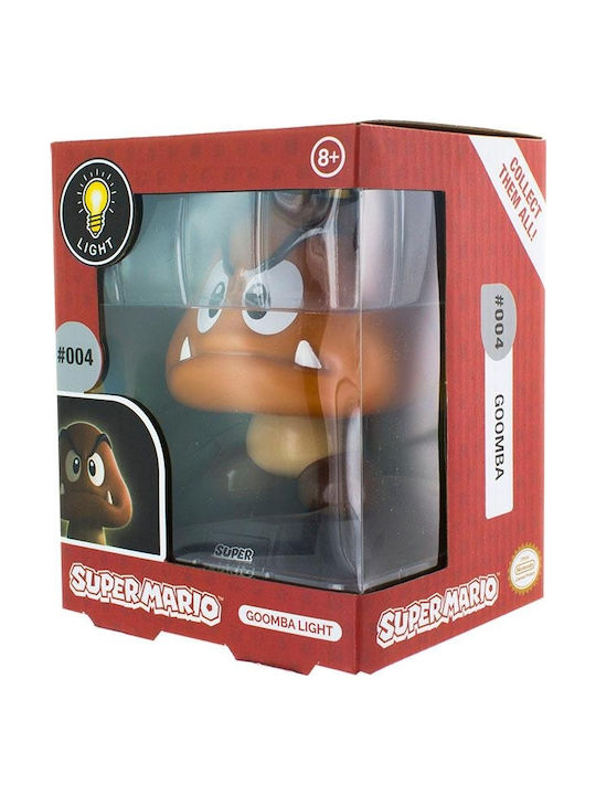 Paladone Παιδικό Διακοσμητικό Φωτιστικό Super Mario Goomba Καφέ 7εκ.