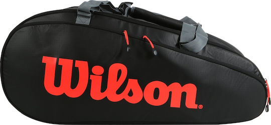 Wilson Tour 3 Comp Clash Τσάντα Ώμου / Χειρός Τένις 12 Ρακετών Μαύρη