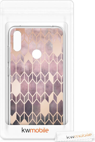 KWmobile Glory Back Cover Silicone Rose Gold (Huawei Y7 2019 / Y7 Prime 2019)