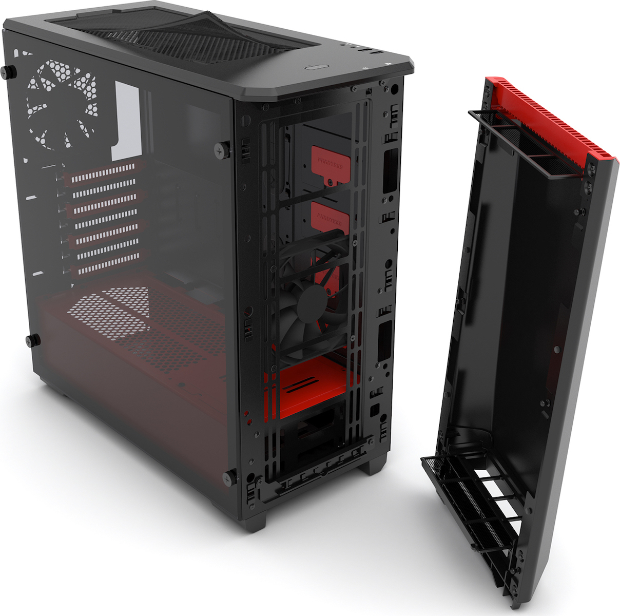 Phanteks Eclipse P400 Tempered Glass Special Edition Red Skroutz.gr