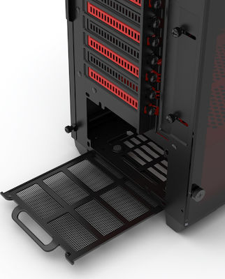 Phanteks Eclipse P400 Tempered Glass Special Edition Red