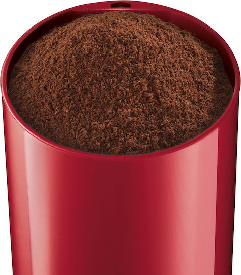 Bosch Râșniță electrică pentru cafea 180W cu capacitate de boabe 75gr Roșu
